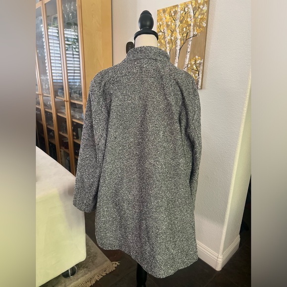 Old Navy - soft fabric multi shades grey elegant coat - Picture 4 of 8